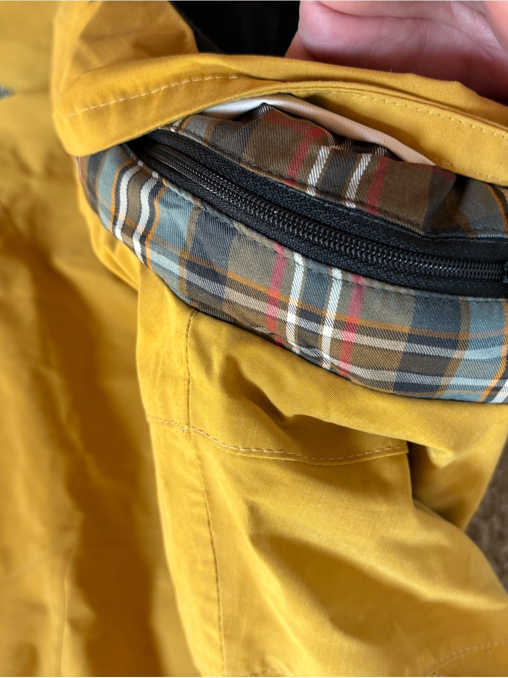 Pendleton Womens Yellow Field Rain Jacket - Picture 7 of 9